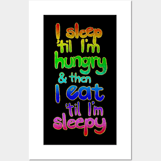 Sleepy / Hungry Posters and Art